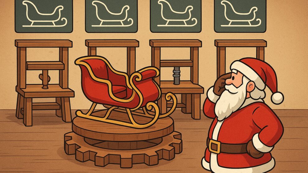 12 – In welche Werkstatt muss der Schlitten?