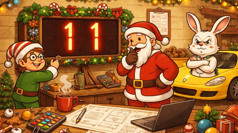 21 – Wie muss der Countdown bis Weihnachten repariert werden?