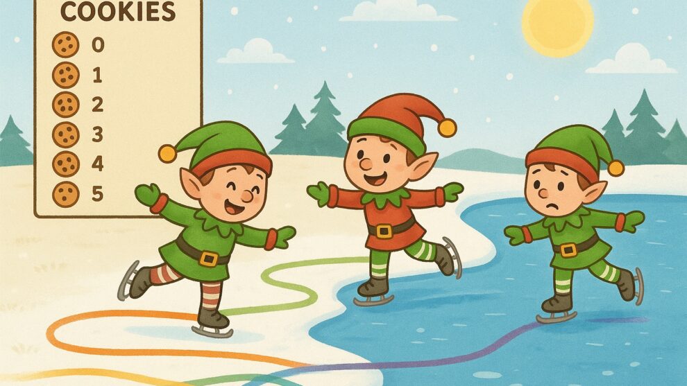 05 – Wie viele Kekse sollten die Wichtel essen, um auf dem Eis sicher zu sein?